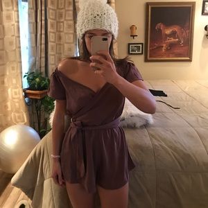 Off the Shoulder Romper